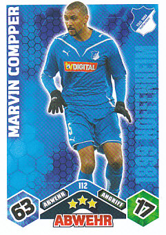 Marvin Compper TSG 1899 Hoffenheim 2010/11 Topps MA Bundesliga #112